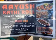 Aayush Kathi Rolls & Chinese menu 4