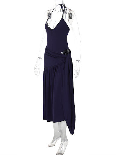Title 10, Slim Fit Tied Skirt Suit Women