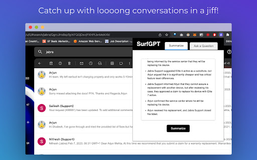 SurfGPT: Chat with any website!