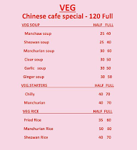 Chinese Cafe menu 5