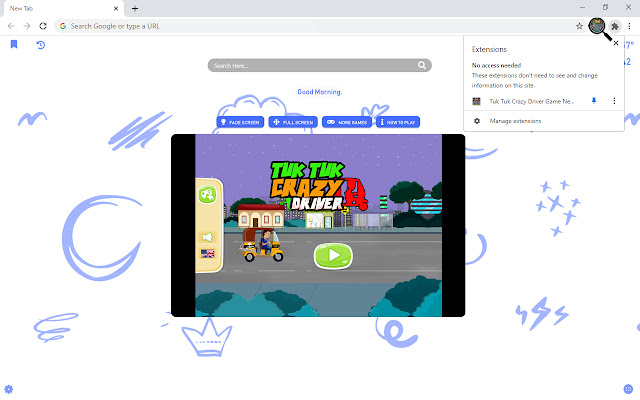 Tuk Tuk Crazy Driver Game New Tab