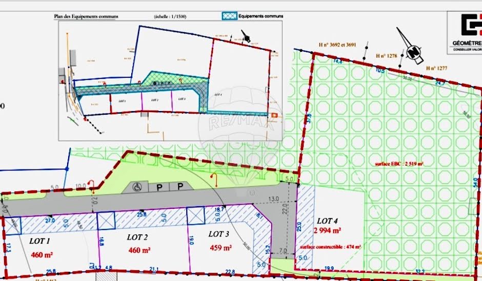 Vente terrain  460 m² à Arvert (17530), 117 400 €