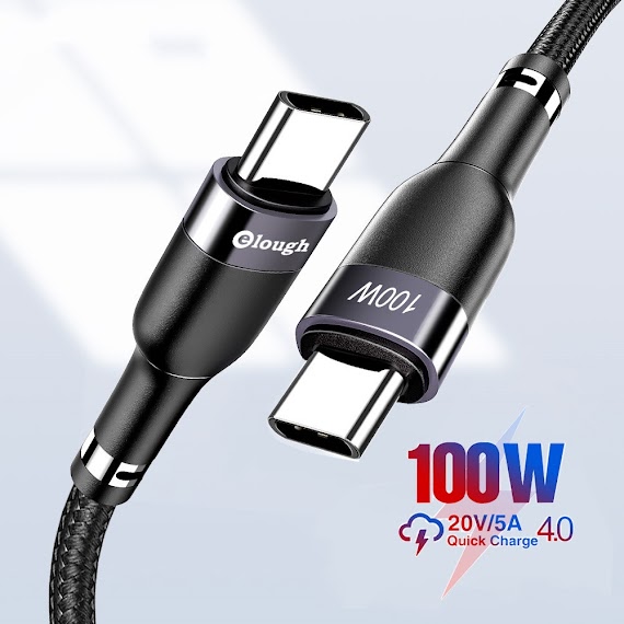 Dây Cáp Sạc Nhanh 100W Usb C Sang Usb Type C Qc 4.0 Pd 5A Dành Cho Huawei Samsung