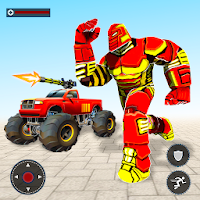 US Army Monster Truck Transform Robot Games