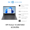 Laptop Hp Gaming Victus 16 - S0078Ax 8C5N7Pa (Ryzen 5 7640Hs/ 16Gb/ 512Gb Ssd/ Nvidia Geforce Rtx 3050 6Gb Gddr6/ 16.1Inch Fhd/ Windows 11 Home/ Black/ Vỏ Nhựa) - Hàng Chính Hãng