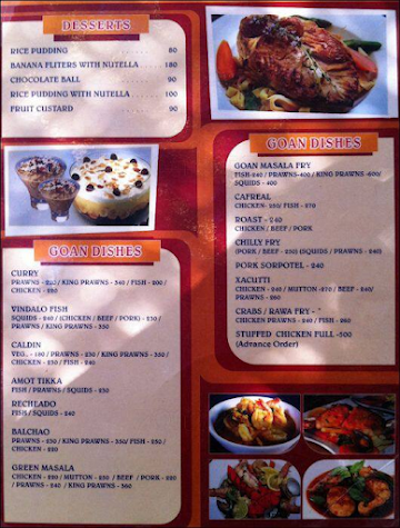 Lobo's menu 