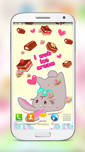 Cute Strawberry Live Wallpaper