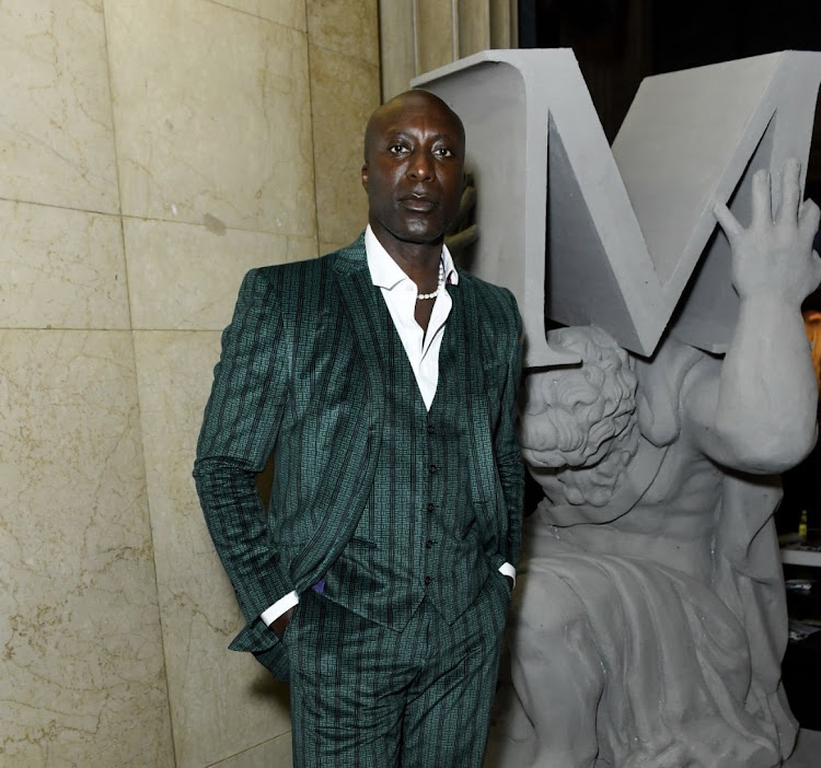 Sir Ozwald Boateng attends the MAINS Runway Show SS24 during London Fashion Week 2023.