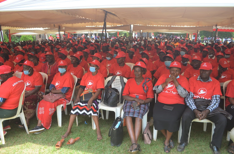 A section of the delegates during the meeting.