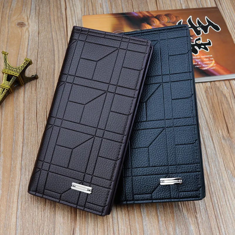 Cartera Monedero con múltiples ranuras para tarjetas en relieve y bolsa de traje de gran capacidad, protección y estilo combinados.