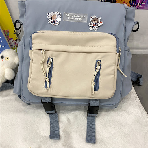 Title 8, Korean Version Ins Wind Hit Color Dual-use Bag....