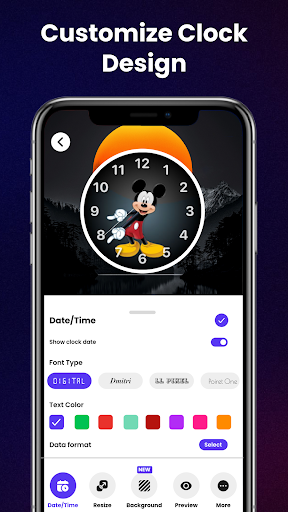 Screenshot Smart Watch Neon Digital Clock