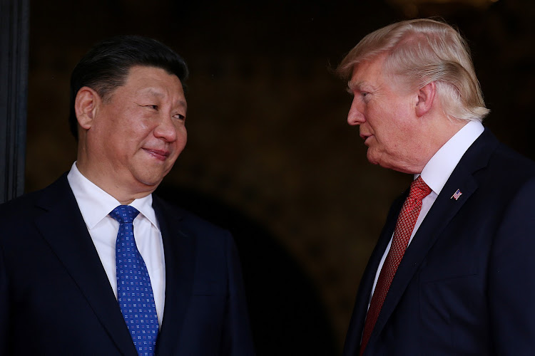 Chinese President Xi Jinping and US President Donald Trump. Picture: REUTERS