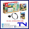 Máy Nintendo Switch V2 Phiên Bản Animal Crossing + Combo Ring Fit Adventure + Bọc Analog - Bảo Hành 12 Tháng