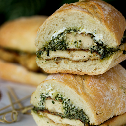 Chicken Pesto Mozzarella Sandwich