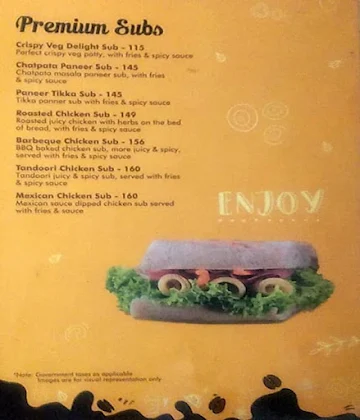 Golden Cafe menu 