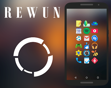  Rewun - Icon Pack Imagen do Aplicativo