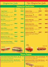 What A Sandwich menu 1