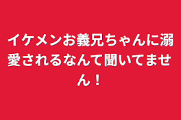 イケメンお義兄ちゃんに溺愛されるなんて聞いてません！