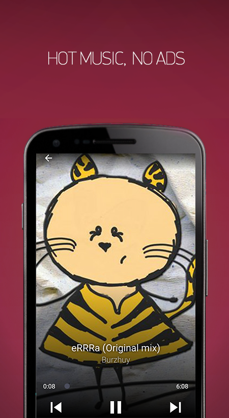 Android application Burzhuy - Music from EDM DJ screenshort