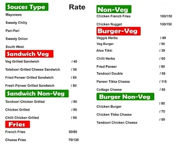 Chill Out Food Restaurant menu 