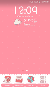 Pink Weather Icons for Chronus screenshot 2