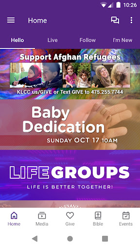 Screenshot Kingdom Life Christian Church