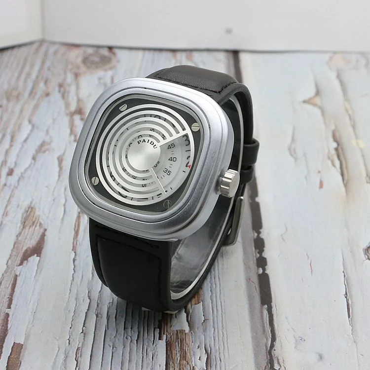Retro Quartz Horloge voor Dames met All-Match Riem, Turntable Stijl, Tijdloos en Veelzijdig, Perfect voor Elke Outfit en Gelegenheid