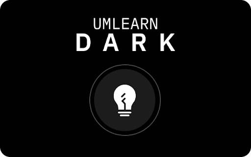 UMLearn Dark Theme