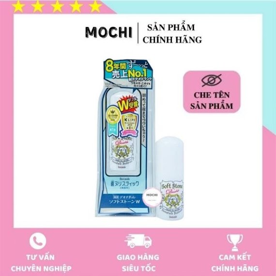 Lăn Nách Đá Khoáng Soft Stone Crystal 50Ml - Nhật Bản