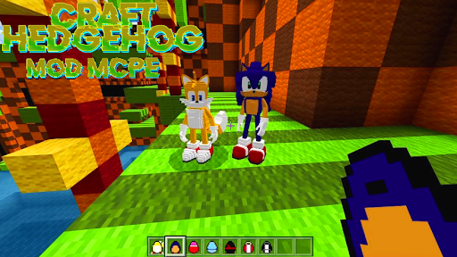 Screenshot Mod mcpe Craft Hedgehog Sonic