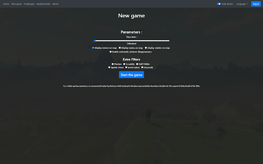 HyruleGuessr Filters