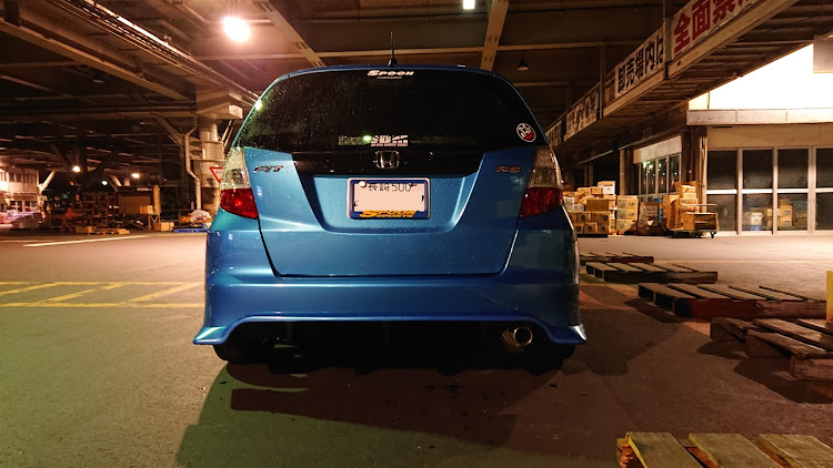 フィットのJ'S RACING・ディフューザーに関するカスタム事例の投稿画像1枚目