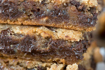 Double Decker Cookie Gooey Bars