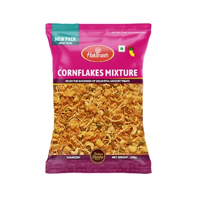 Haldirams Namkeen - Cornflakes Mixture - 350 gm