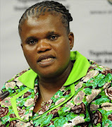 Public Service and Administration Minister Faith Muthambi.