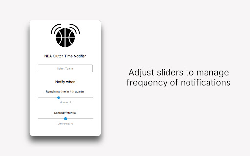 NBA Clutch Time Notifier