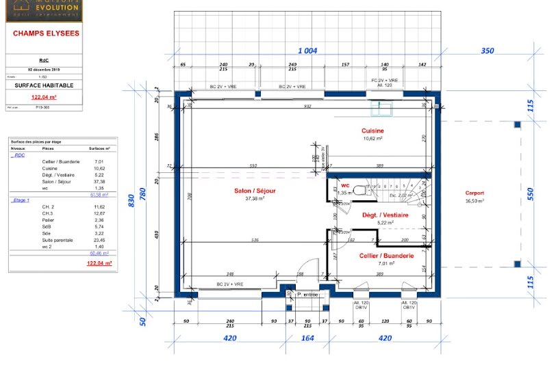  Vente Terrain + Maison - Terrain : 615m² - Maison : 122m² à Draveil (91210) 