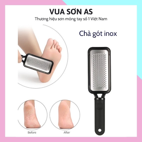 Chà Gót Chân Inox Chuyên Dụng Cho Dân Làm Móng Phụ Kiện Nail Giá Rẻ Vua Sơn As