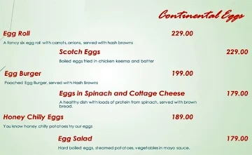 Eggzellent menu 