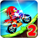 Knuckles Hedgehog Moto Climb