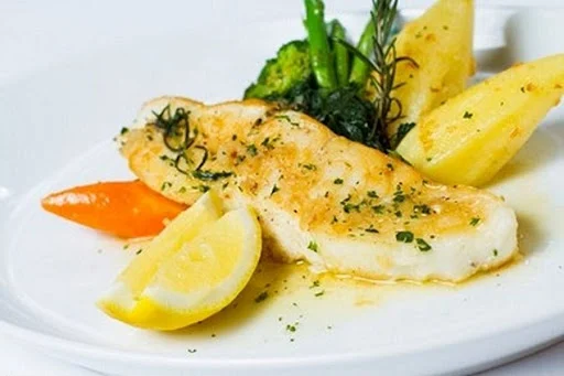 Grilled Fish With Lemon Butter Sauce