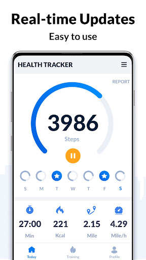 Screenshot Step Tracker - Pedometer