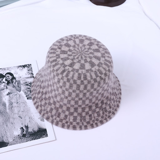 Title 1, Fisherman Hat Checkerboard Checker Color Contra...