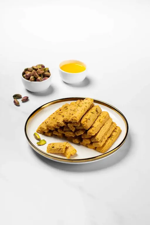 Pista Ghee Biscuits 250 Gms- Cookies