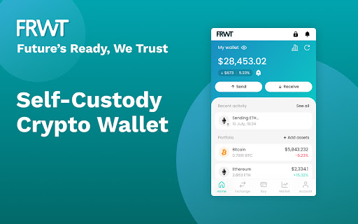 FRWT Secure DeFi Crypto Wallet