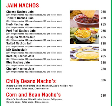 Nachos Point menu 