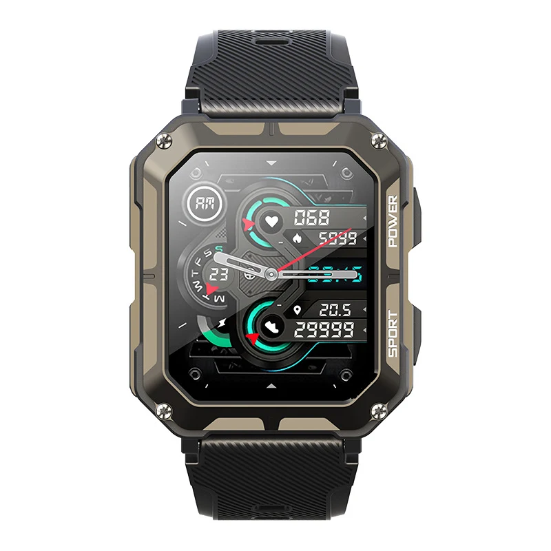 Smart Armband met Hartslag Bluetooth Bellen en Push Berichten. Houd je gezondheid in de gaten, bel en ontvang meldingen.