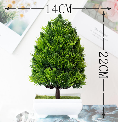 Title 15, Simulation plant potted grass ball bonsai tree ...