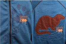 Custom designed jacket for Edmonton Valley Zoo community outreach